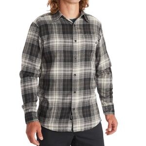 Marmot Multi Colored For Life Long Sleeve Plaid Flannel Button down Mens Small
